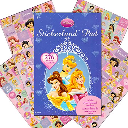 Disney Princess Stickers ~ 276 Reward Stickers (Cinderella and Friends)