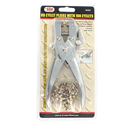 IIT 90200 Eyelet Pliers with 100 Eyelets