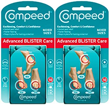 Compeed Advanced Blister Care Cushions, Package of 10 Mixed Size Cushions (2 Count)