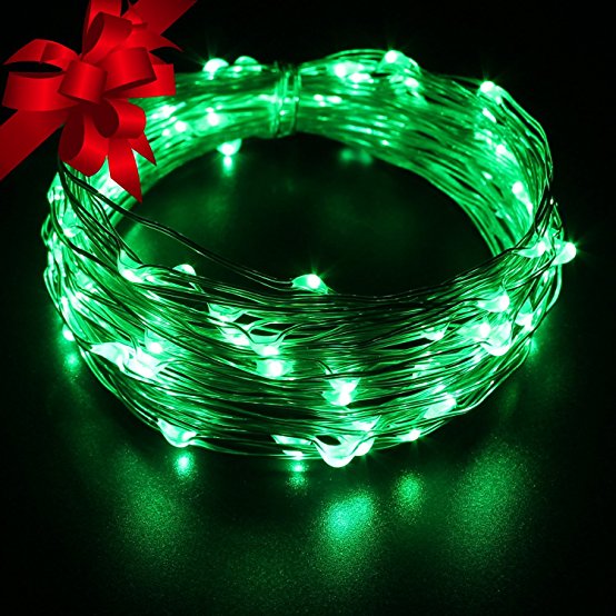 BrightTouch LED Fairy Lights - String, Rope (Green)
