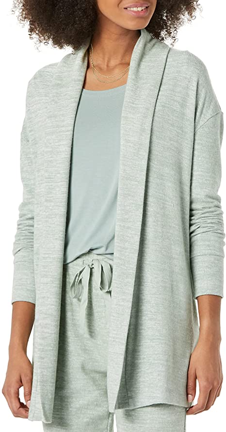 Daily Ritual Women's Cozy Knit Open Cardigan