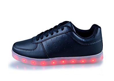 Dellukee USB Charging LED Lighting Shoes Fashion Flashing Sneaker
