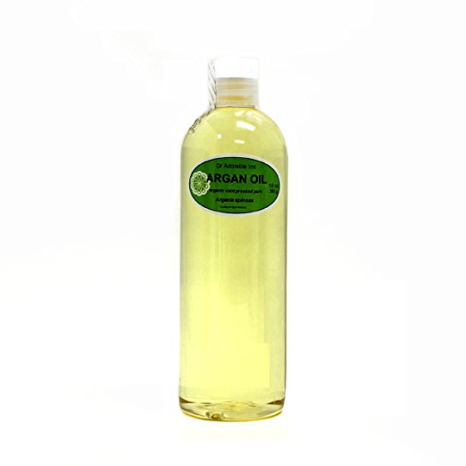 Organic Pure Carrier Oils Cold Pressed 16 Oz/1 Pint (Argan Refined Oil)