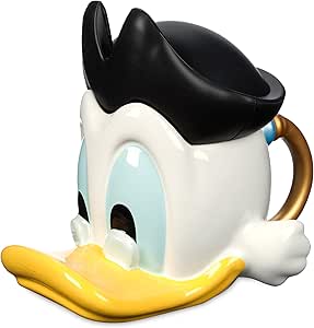 Disney Store Official Scrooge McDuck Sculpted Mug ? Pirates of the Caribbean, Housewarming Gifts For Men, Women, and Kids