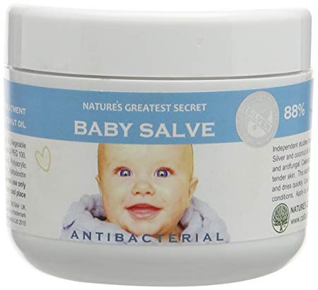 Natures Greatest Secret Babycare Soothing Salve with Coconut Oil, Colloidal Silver and Now with Calendula -100ml