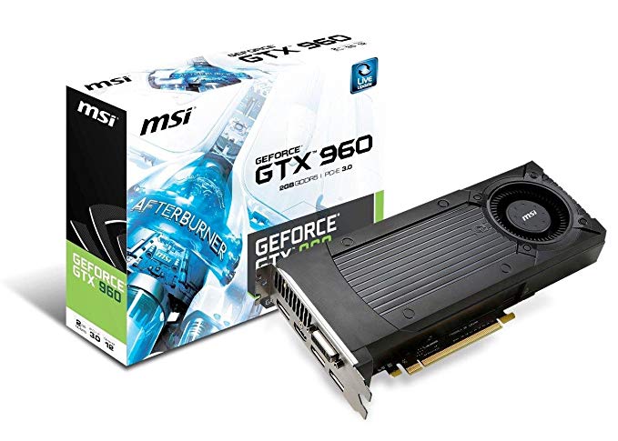 MSI GTX 960 2GD5 Nvidia GeForce GTX 960 2GB GDDR5 PCI Express 3.0 Graphics Card