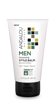 Andalou Naturals CannaCell MEN Grooming Style Balm, 4.2 Ounces