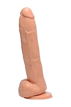 Sexflesh Vibrating Vincent Dildo with Suction Cup, 11 Inch