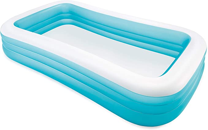 Intex Swim Center Family Inflatable Pool, 120" X 72" X 22", for Ages 6