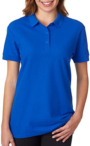 Gildan Womens Premium Cotton Double Piqué Sport Shirt (G858L)