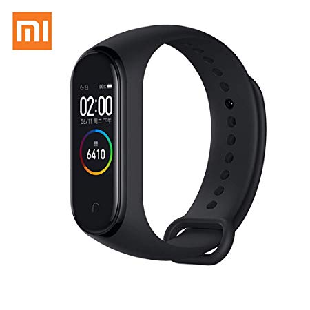 OLLIVAN for Xiaomi Mi Band 4 Fitness Tracker, 0.95" Color AMOLED Display Bluetooth 5.0 Smart Heart Rate Monitor 50 Meters Waterproof Bracelet with 135mAh Battery up to 20 Days Activity Tracker