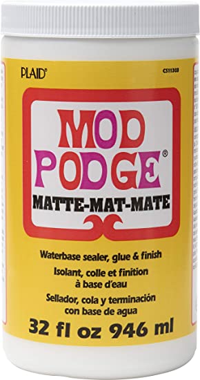 Mod Podge Matte Waterbase Sealer, Glue and Finish - 32 oz