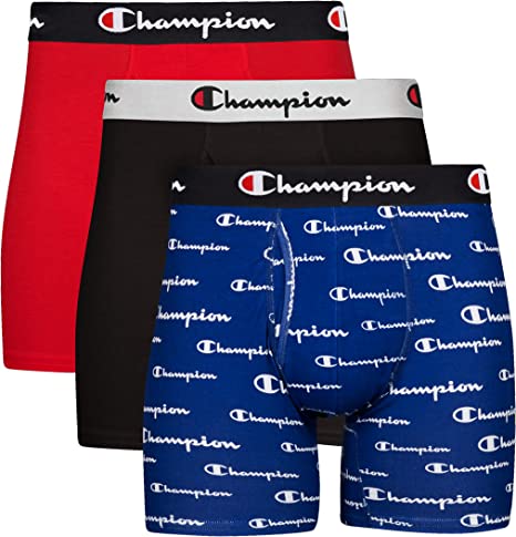 Champion Men's Cotton Stretch Boxer Brief