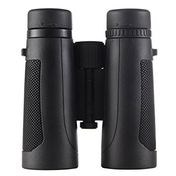 Binoculars 10x42 Waterproof Fogproof BaK4 Roof Prism Fully Multi Coated Lens 14mm Exit Relief with Neck Strap for Shooting Hunting Bird Watching
