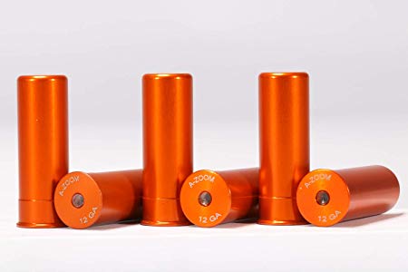 A-ZOOM 12 Gauge SNAP-Cap, Orange, 6PK