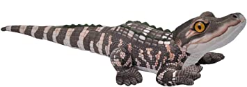 WILD REPUBLIC Living Stream Baby Alligator 12 Inches, Gift for Kids, Plush Toy, Great Novelty Gift for Fishermen and Sportsmen