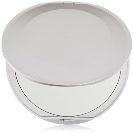 Swissco Round Compact Mirror, Extra Flat, 4 Inches, 1x/5x
