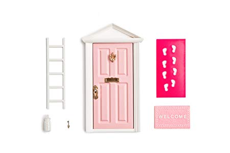 18.5cm Little Magical Fairy Door Opening with Accessories/Tooth Fairy Door For Fairy Tale Education Learning Toy Pretend Playset for Kids DIY Fairy Garden