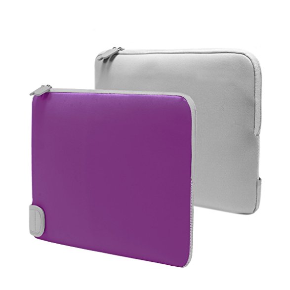Unik Case Purple Neoprene Zipper Laptop Sleeve Bag Case Cover for All 13" 13-Inch Laptop Notebook / Macbook Pro / Macbook Unibody / Macbook Air / Ultrabook / Chromebook