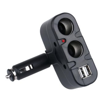 STOUCH 3.1A USB Car Charger Socket with Car Adapter charger for iPhone6, iphone 6 plus/5/5s/5c/4/4s; iPad and iPod; Samsung Galaxy S5, S4, S3, SplitterS2, Galaxy Note 2, Note3; Motorola Droid RAZR MAXX; HTC One; Tablet Computers, MP3 players & GPS and more- Dual USB and Dual Socket
