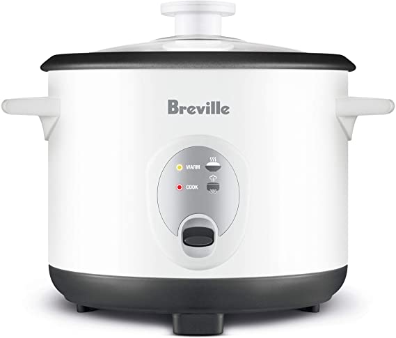 Breville Cup Rice Cooker, White, LRC210WHT