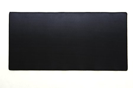 Watson Desk Mat & Smooth Mouse Pad, 24 in X 12 in, Midnight Black - High Quality Perfect for Laptops, Desktops, Keyboards, Mouse - Protects Desk (Black)