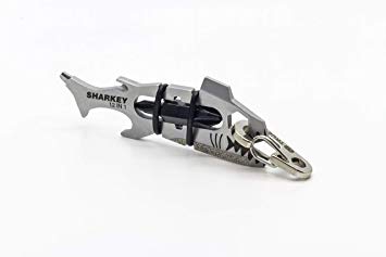 True Utility TU214 Sharkey SharkeyBite Sized 12-in-1 Pocket Multi Tool, Silver, One