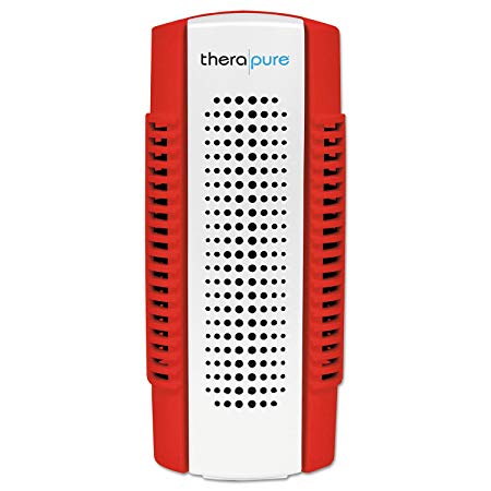 Envion Therapure TPP50 Ionic Pro Mini Plug-In Air Purifier One-Speed Red, 115 Sq Ft Capacity | Removes Odors, Smoke, Mold, Pet Dander, Bacteria And More!