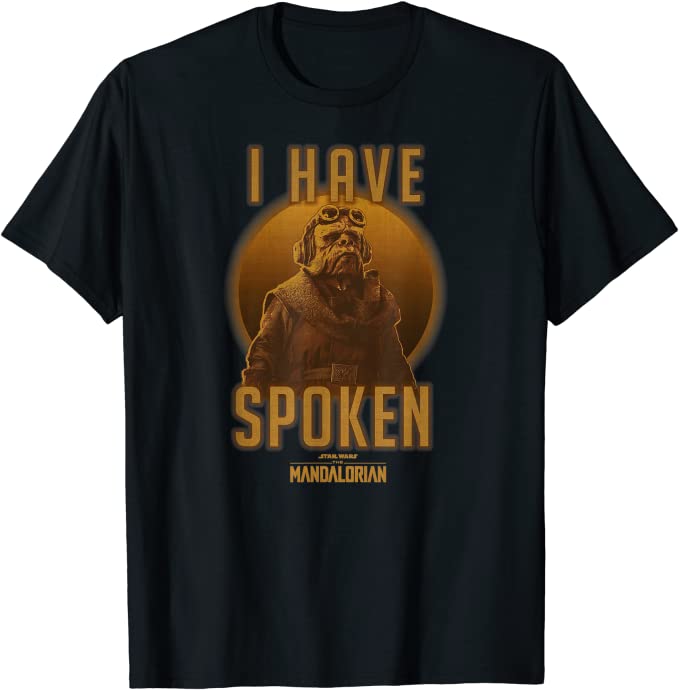 Star Wars The Mandalorian Kuiil I Have Spoken Circle T-Shirt