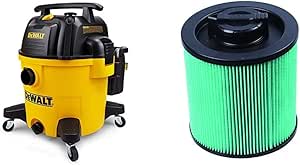 DEWALT 10 Gallon Wet/Dry Vacuum Bundle with HEPA Filter