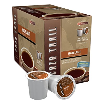 Caza Trail Coffee, Hazelnut, 24 Single Serve Cups