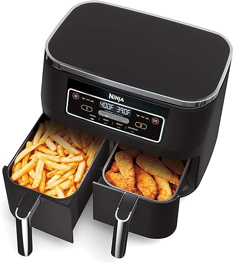 Ninja DZ100 Foodi 4-in-1, 8-qt., 2-Basket Air Fryer with DualZone Technology