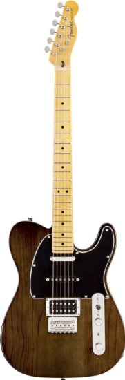 Fender Modern Player Tele® Plus  Electric Guitar, Charcoal Transparent, Maple Fretboard