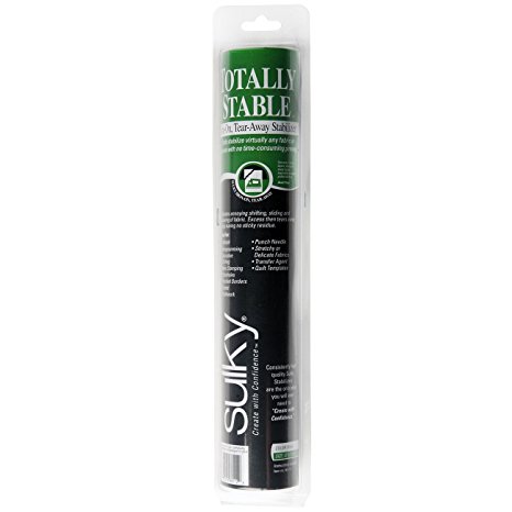 Sulky 12-Inch by 12-Yard Totally Stable Iron-On Tear-Away Stabilizer Roll