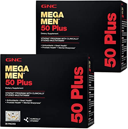 GNC GNC Mega Men 50 Plus Vitapak Program - Twin Pack