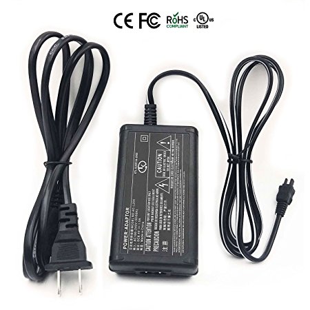 AC-L200 Adapter Charger For Sony Handycam Camcorder DCR-SX40,DCR-SX41,DCR-SX44,DCR-SX45,DCR-SX60,DCR-SX63,DCR-SX65,DCR-SX83,DCR-SX85,HDR-CX190,HDR-CX220,HDR-CX230,HDR-CX330,HDR-CX190,HDR-CX675 ...