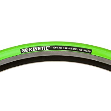 Kinetic By Kurt T-739 Trainer Tire, 700 x 25, Green
