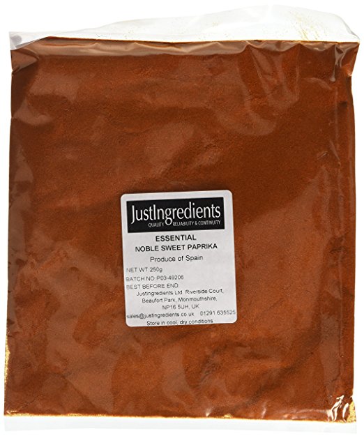 JustIngredients Essential Paprika Noble Sweet Loose 250 g (Pack of 2)