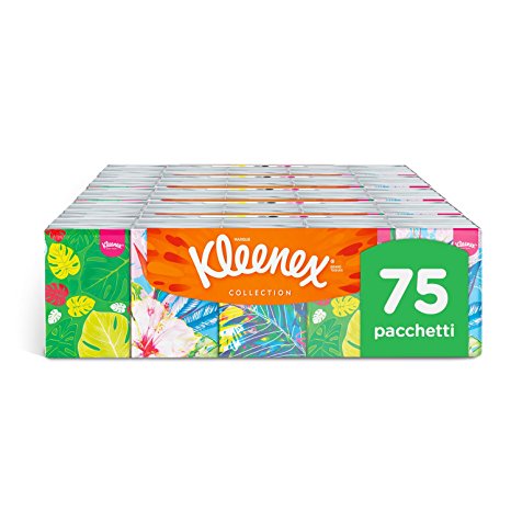 Kleenex Collection of Pocket Tissues [5 Packs of 15 Packets]