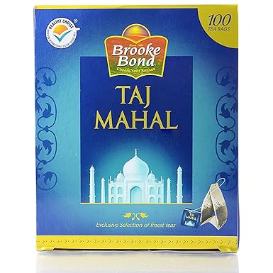 Brooke Bond Taj Mahal Tea - Classic, 100 Bags Carton