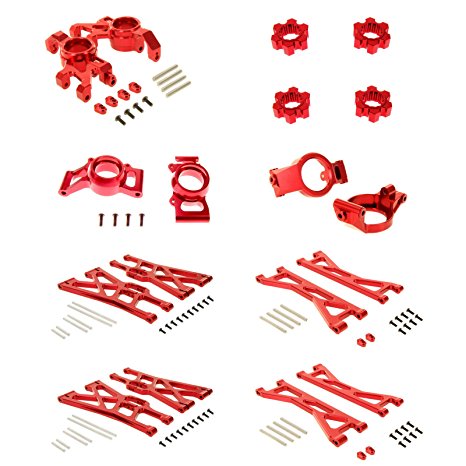 Traxxas X-Maxx Ultimate Alloy Upgrade Kit by Atomik RC - Red