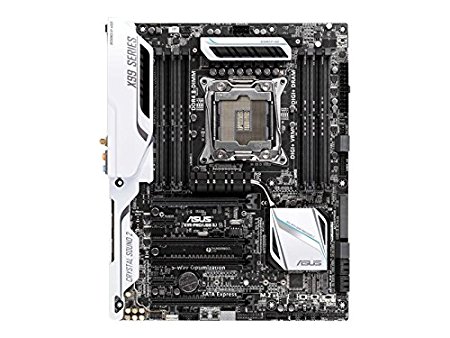 Asus X99-PRO/USB 3.1 Motherboard, Intel Socket 2011-v3 Core i7 Processors,8 x DIMM, Quad Channel Memory Architecture