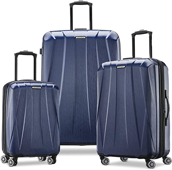 Samsonite Centric 2 Hardside Expandable Luggage with Spinner Wheels, True Navy, 3-Piece Set (20/24/28)