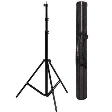Ravelli ALS Full 10 Air Cushioned Light Stand With Included Adaptor To Also Support 14 and 38 Photo Equipment and Heavy Duty Carry Bag