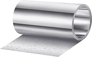 Zonon Aluminum Flashing Roll 14'' x 20' Roof Flashing Weatherproofing Metal Roofing Panels for Sealing Windows Doors Siding Roofing Stains Moss and Mildew Prevention