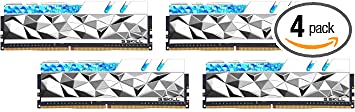 G.Skill Trident Z Royal Elite Series [Silver] 64GB (4 x 16GB) 288-Pin SDRAM DDR4 3600 (PC4-28800) CL16-19-19-39 1.35V Quad Channel Desktop Memory Model F4-3600C16Q-64GTESC