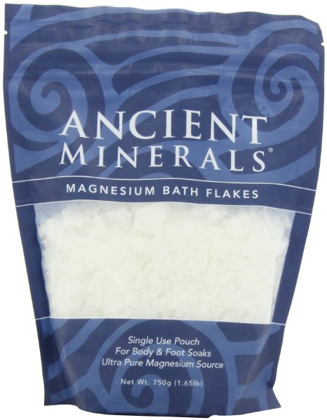 Ancient Minerals Magnesium Bath Flakes - Single Use - 165 lbs