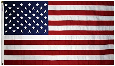 6x10 Foot Annin U.S. American Flag Tough-Tex 2 Ply Poly Commercial Embroidered Stars