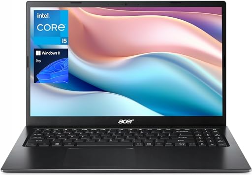 acer Extensa EX215 Business Laptop, 15.6” FHD Display, Intel Core i5-1135G7 Processor, 24GB RAM, 1TB SSD, Wi-Fi, HDMI, RJ-45, Webcam, Windows 11 Pro, Black