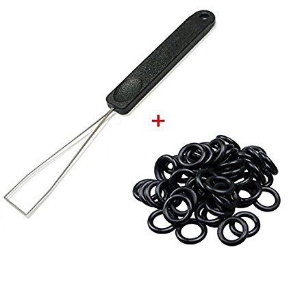 Akwox Keycap Puller Tool   135pcs Rubber O-Ring Sound Dampeners For Mechnial Keyboard Cherry MX Key Switch
